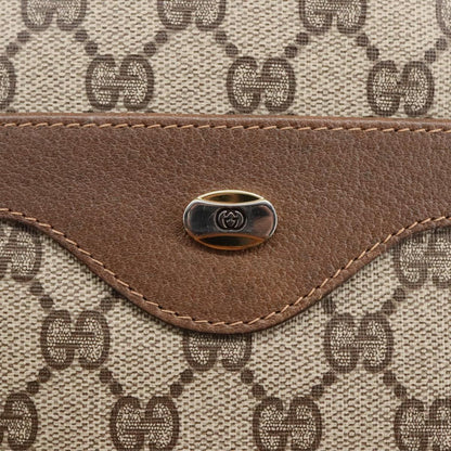GUCCI GG Supreme Web Sherry Line Interlocking Tote Bag PVC Beige  ar12821