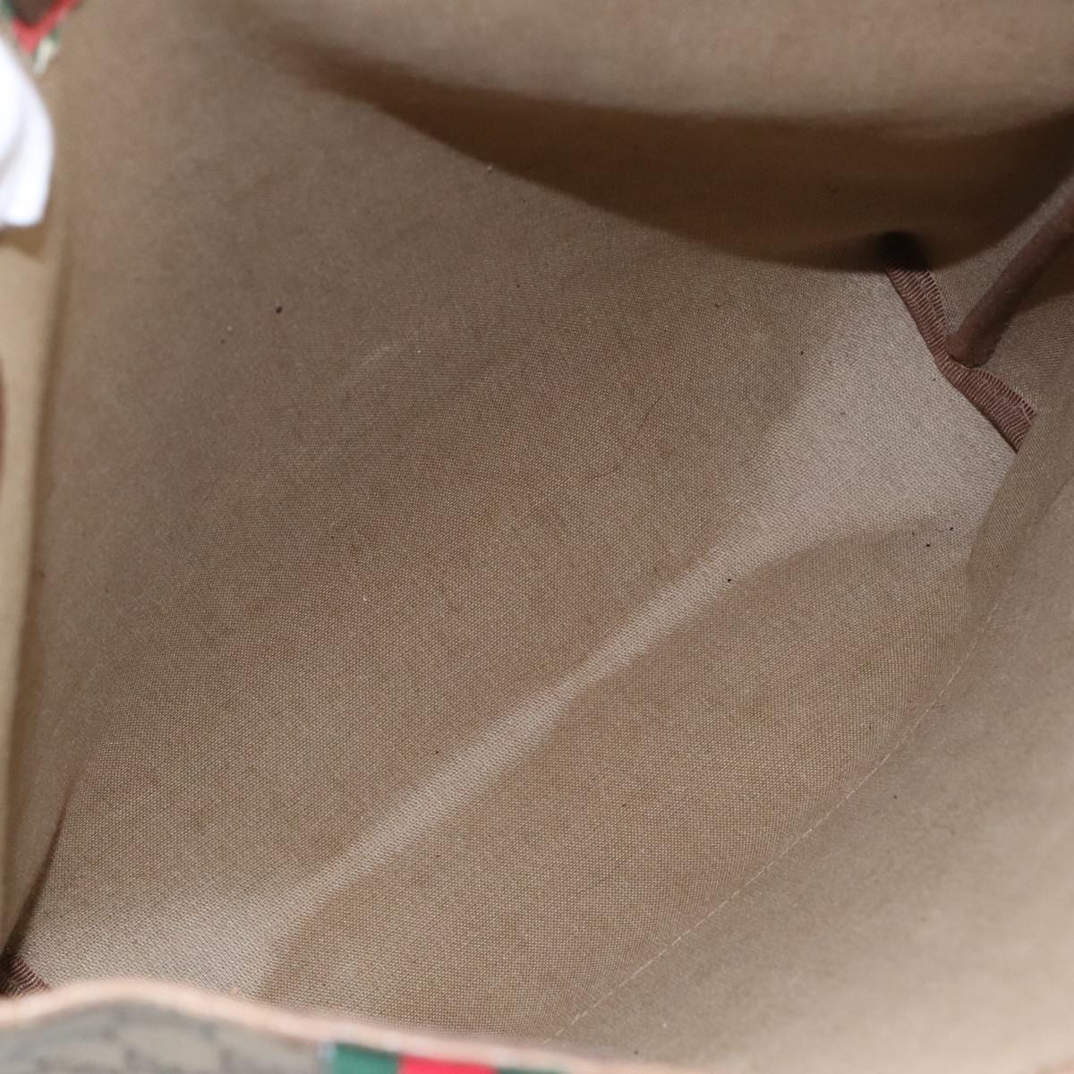 GUCCI GG Supreme Web Sherry Line Interlocking Tote Bag PVC Beige  ar12821