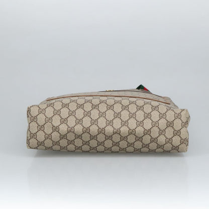 GUCCI GG Supreme Web Sherry Line Interlocking Tote Bag PVC Beige  ar12821