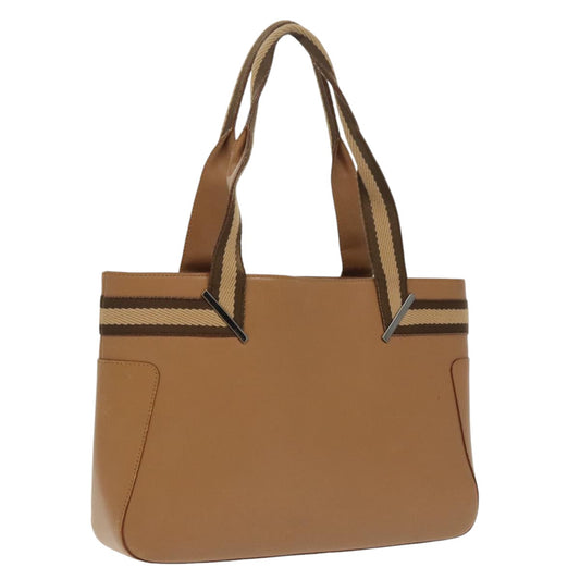 GUCCI Sherry Line Tote Bag Leather Brown 002 1135  ar12873