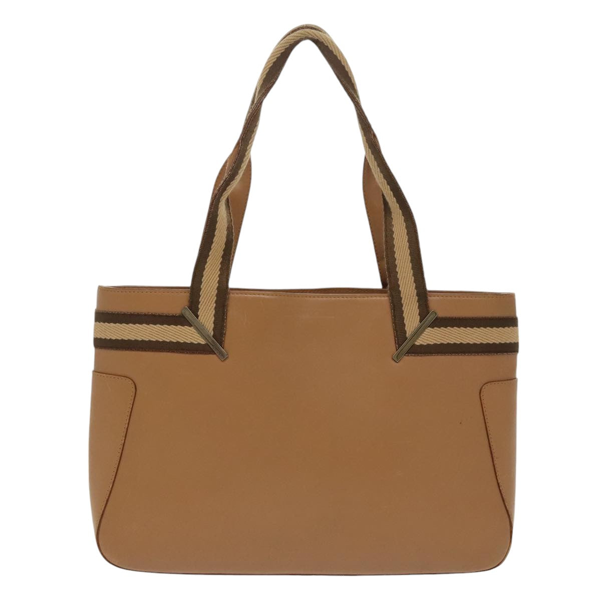 GUCCI Sherry Line Tote Bag Leather Brown 002 1135  ar12873