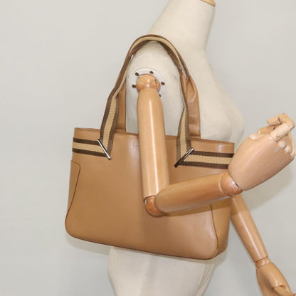 GUCCI Sherry Line Tote Bag Leather Brown 002 1135  ar12873