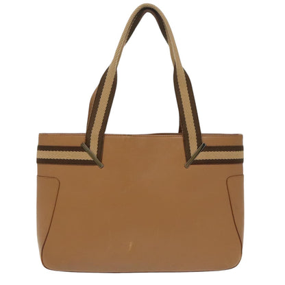 GUCCI Sherry Line Tote Bag Leather Brown 002 1135  ar12873
