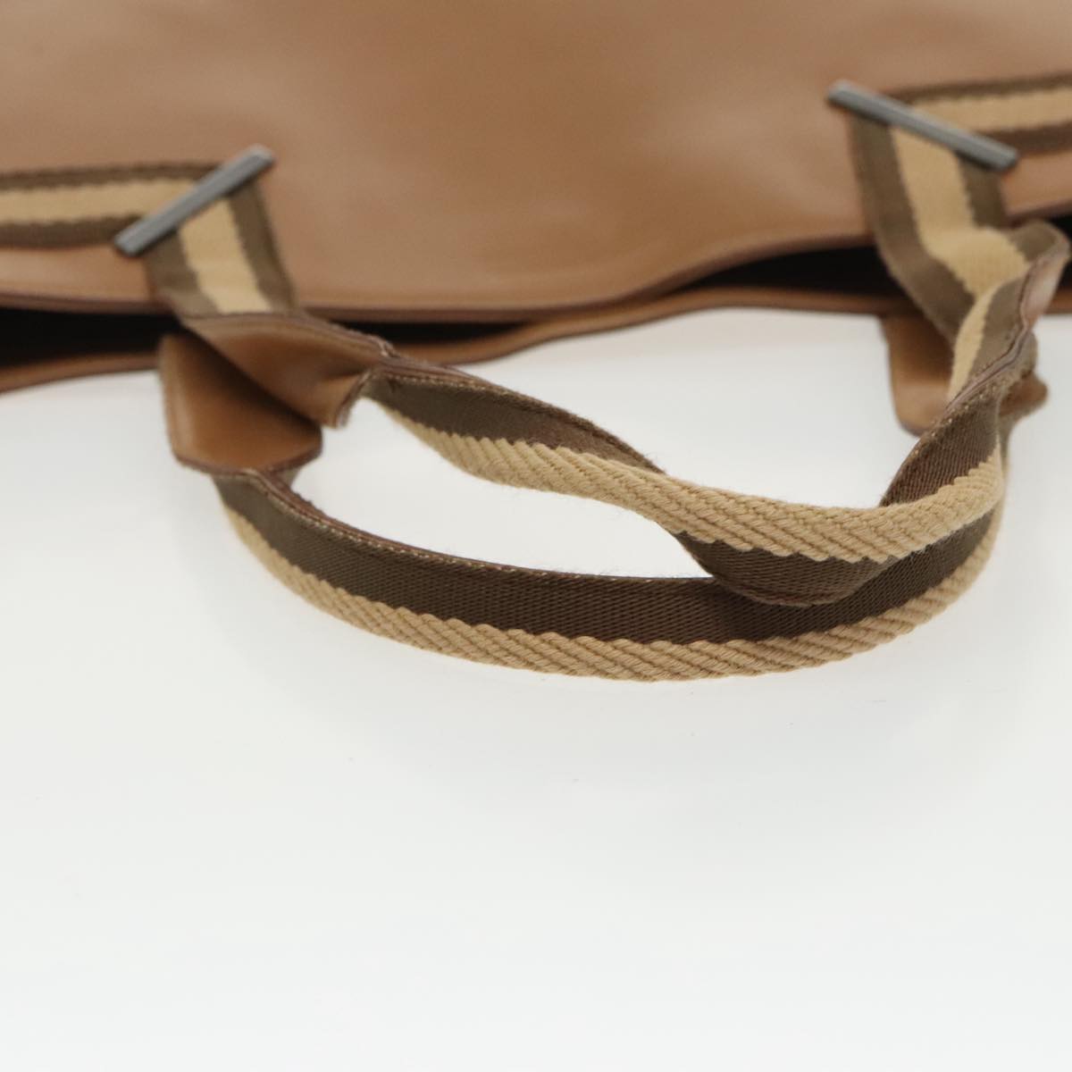 GUCCI Sherry Line Tote Bag Leather Brown 002 1135  ar12873