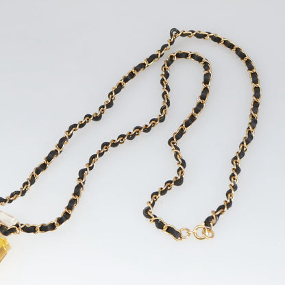 CHANEL Perfume Necklace metal Gold CC ar12966