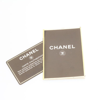 CHANEL Matelasse 30 Double Chain flap Shoulder Bag Suede Brown CC ar4582