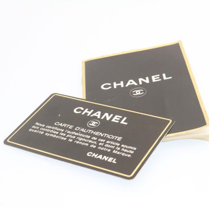 CHANEL Matelasse Backpack Leather Black Gold Tone CC ar4662A