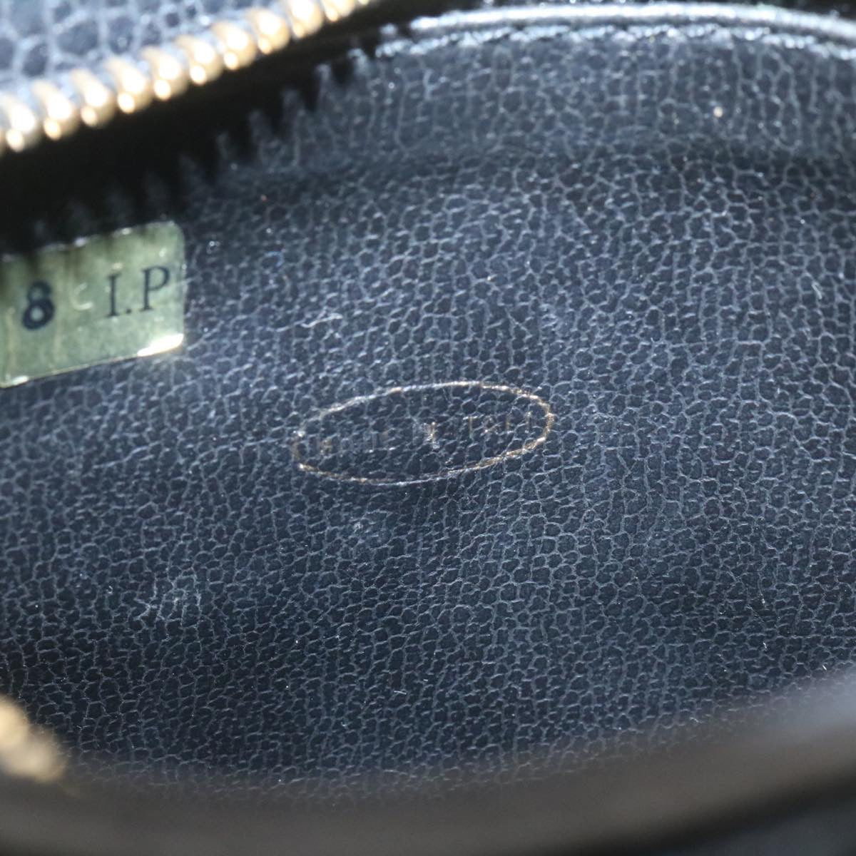 CHANEL Caviar Skin Waist Pouch Leather Black CC ar5893A
