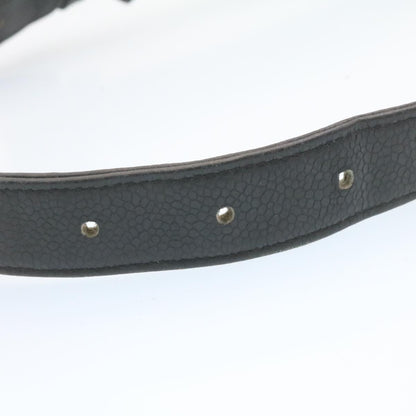 CHANEL Caviar Skin Waist Pouch Leather Black CC ar5893A