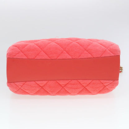 CHANEL Chain Hand Bag Pile 2way Pink CC ar9158SA