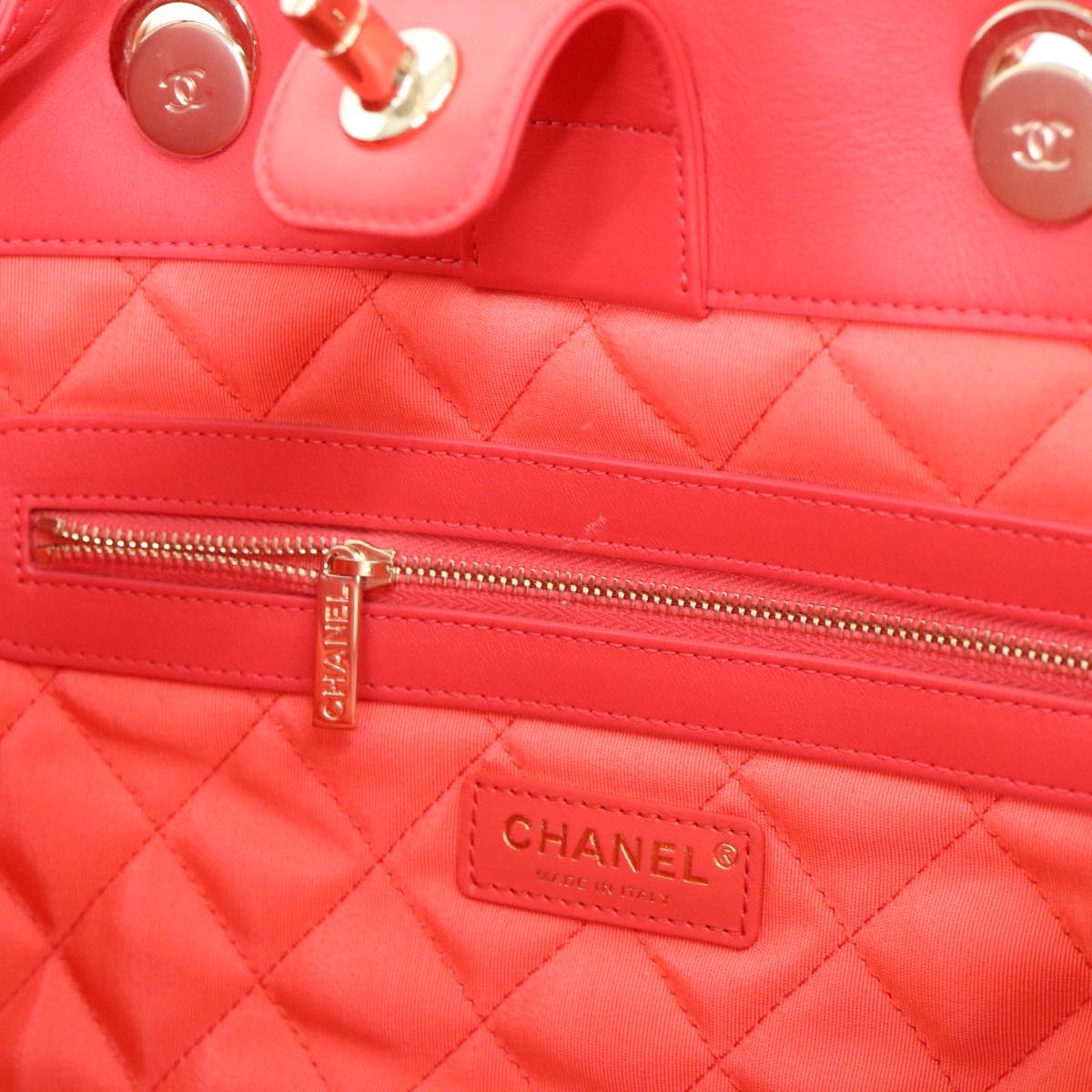 CHANEL Chain Hand Bag Pile 2way Pink CC ar9158SA