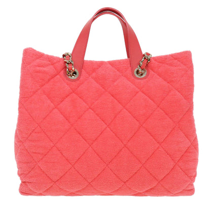 CHANEL Chain Hand Bag Pile 2way Pink CC ar9158SA