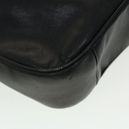 GUCCI Bamboo Hand Bag Leather 2way Black 001.0166.1577  ar9614