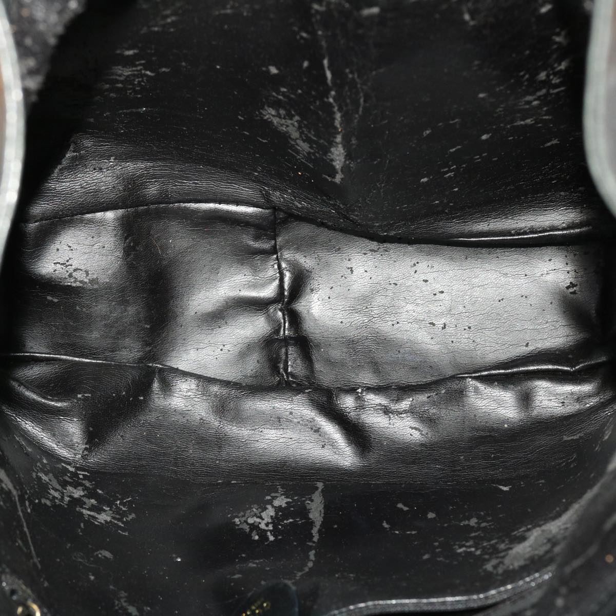 GUCCI Bamboo Hand Bag Leather 2way Black 001.0166.1577  ar9614