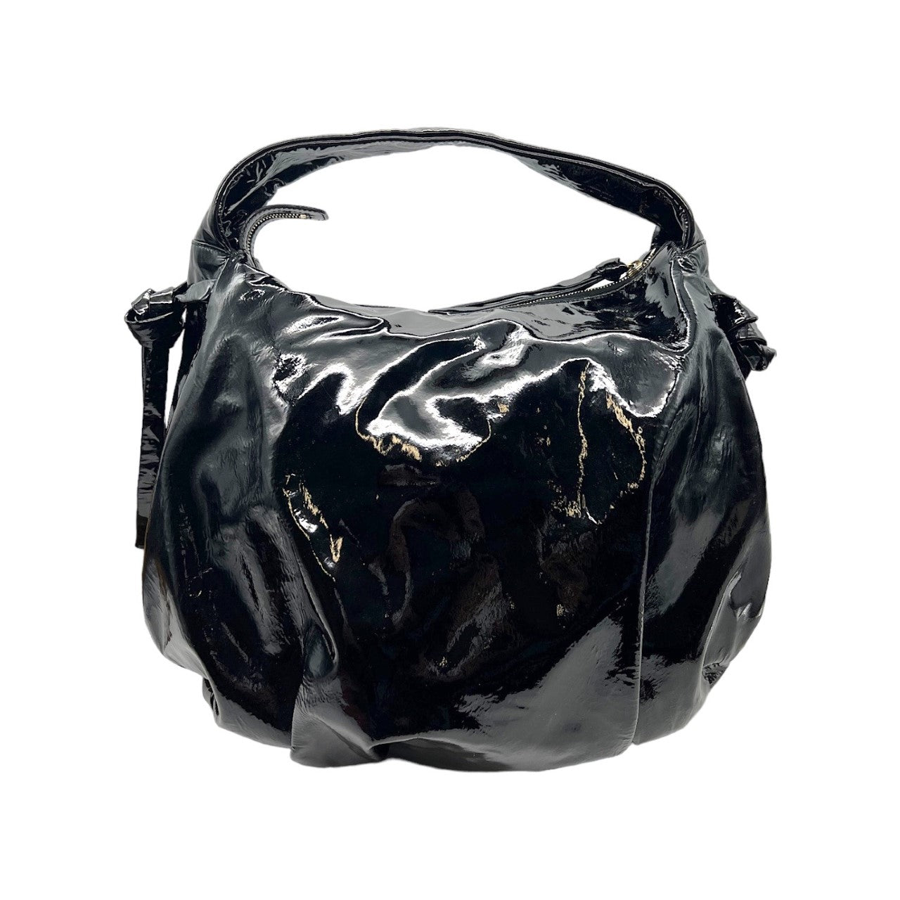 Gucci Black Patent Hysteria Handbag