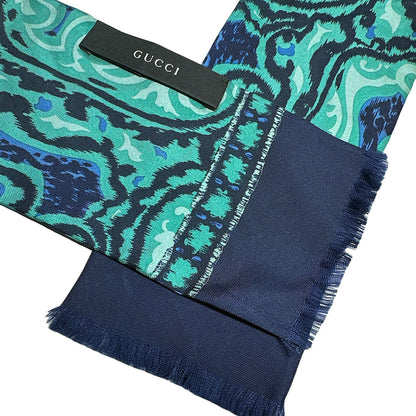 Gucci 100% Seta Silk Neck Bow Scarf - Wrap