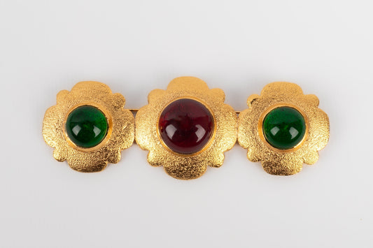 Broche dore Chanel 1980s