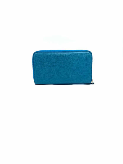 GUCCI Blue Leather Wallet