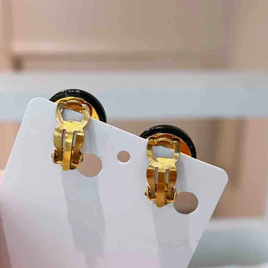 Chanel Pearl Clip On Earrings