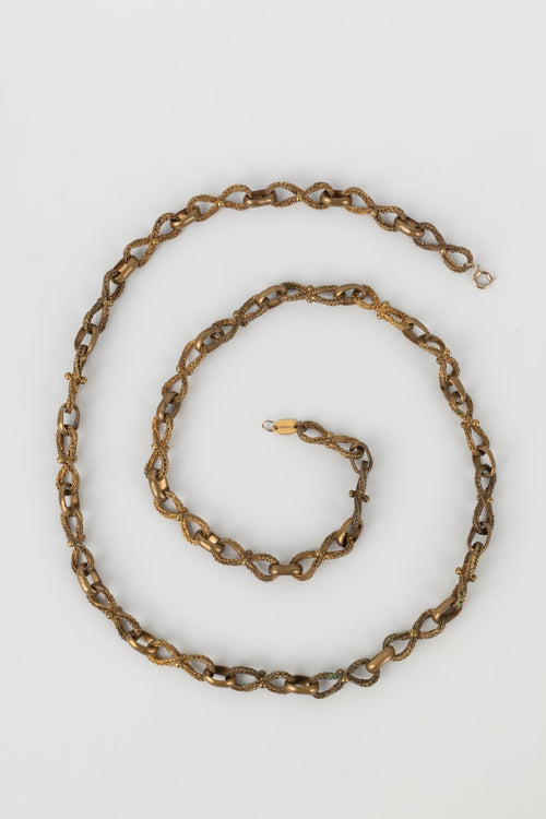 Collier dor Chanel 1950-60