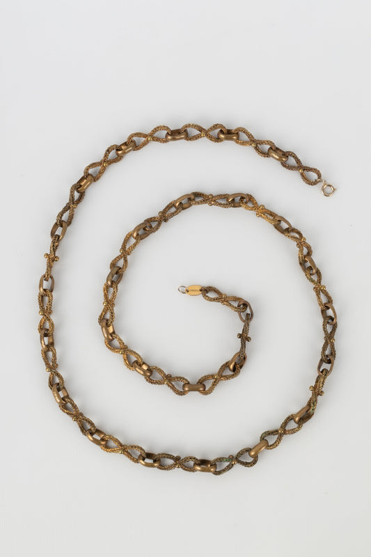 Collier dor Chanel 1950-60