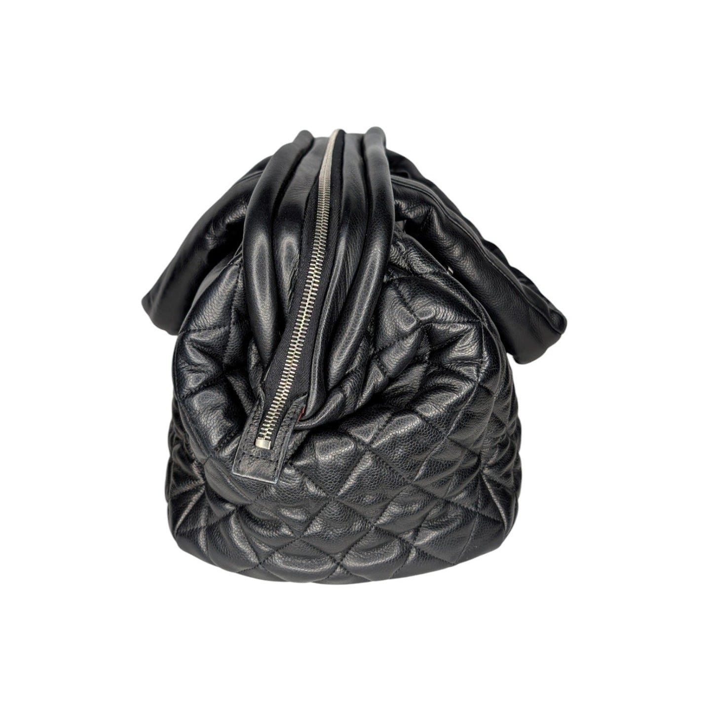 Chanel Vintage Caviar Leather Coco Cocoon Bowler Bag