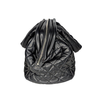 Chanel Vintage Caviar Leather Coco Cocoon Bowler Bag