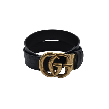 Gucci Calfskin Double G 37mm Reversible Belt