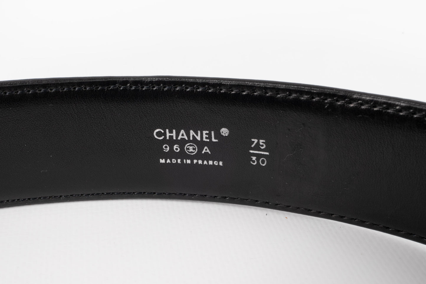 Ceinture en cuir Chanel Automne 1996