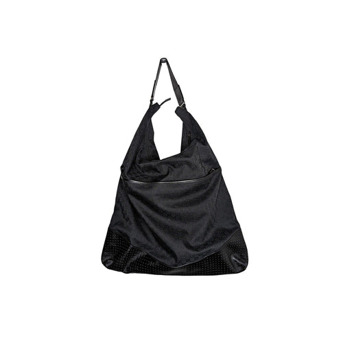Gucci Black Nylon GG Monogram Garment Hobo