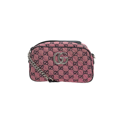 Gucci bags GG Canvas Small Marmont Matelass Crossbody Bag