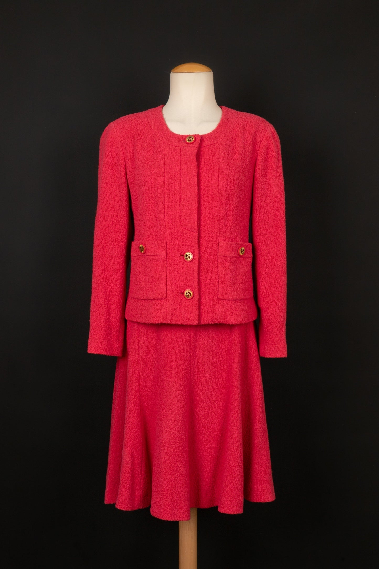 Ensemble tailleur rose Chanel