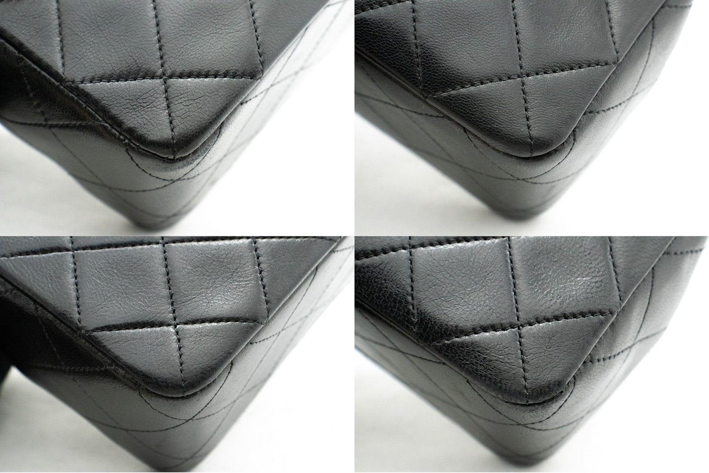 CHANEL Mini Square Small Chain Shoulder Bag Crossbody Black Quilt k44