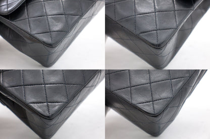 CHANEL Mini Square Small Chain Shoulder Bag Crossbody Black Quilt h15