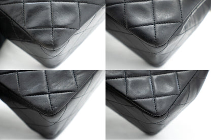 CHANEL Mini Square Small Chain Shoulder Bag Crossbody Black Quilt k83