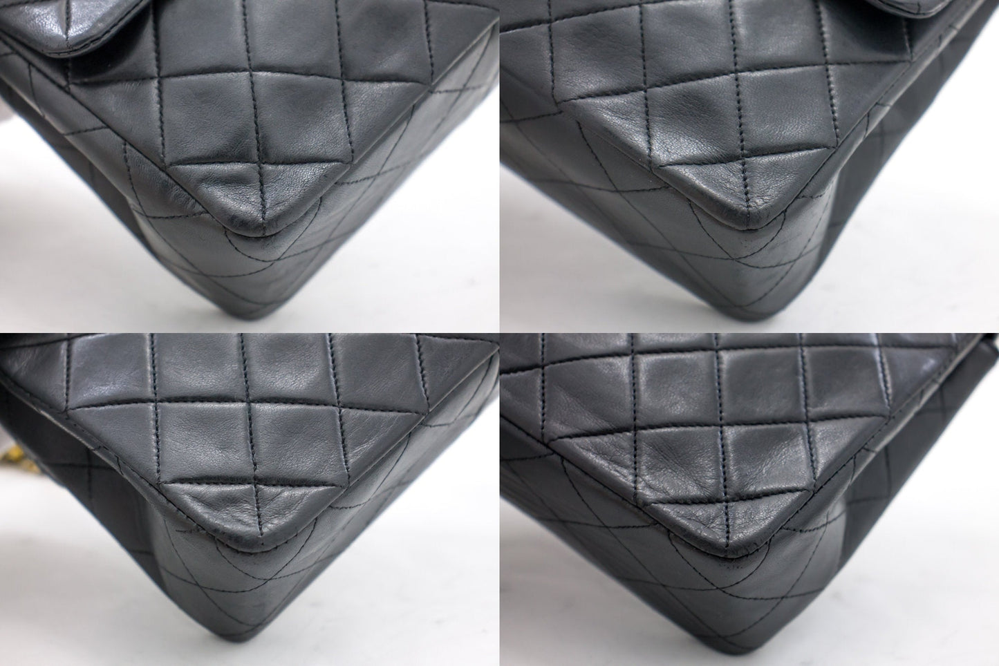 CHANEL Mini Square Small Chain Shoulder Bag Crossbody Black Quilt g90