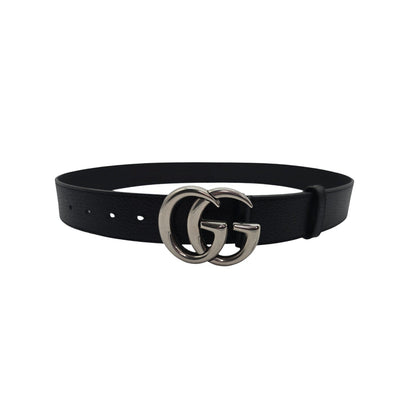 Gucci 40mm GG Textured Dollar Calfskin Belt Sz 95/38