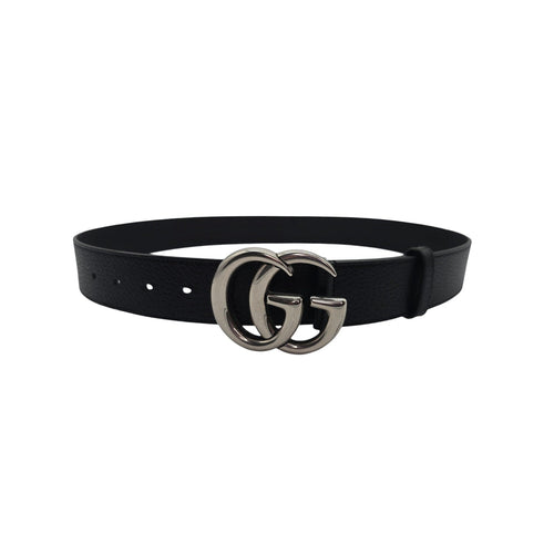 Gucci 40mm GG Textured Dollar Calfskin Belt Sz 95/38