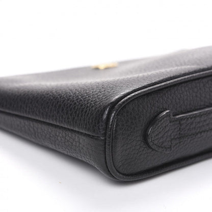 Gucci Calfskin GG Marmont Clutch in Black