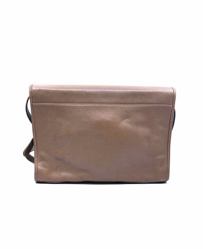 GUCCI Beige Leather Solid Handbag