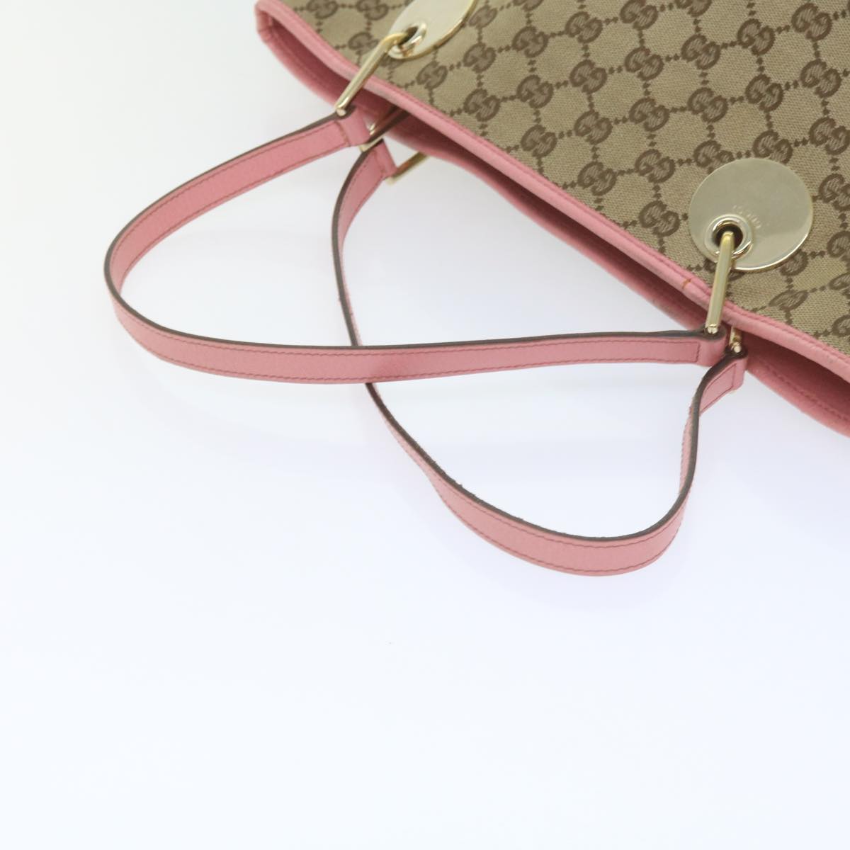 GUCCI GG Canvas Tote Bag Beige 120836  bs10424