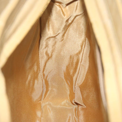CHANEL Shoulder Bag Patent leather Beige CC bs10487