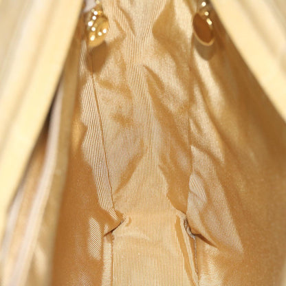 CHANEL Shoulder Bag Patent leather Beige CC bs10487