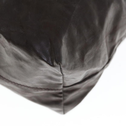 CHANEL Tote Bag Patent leather Brown CC bs10555