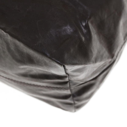 CHANEL Tote Bag Patent leather Brown CC bs10555