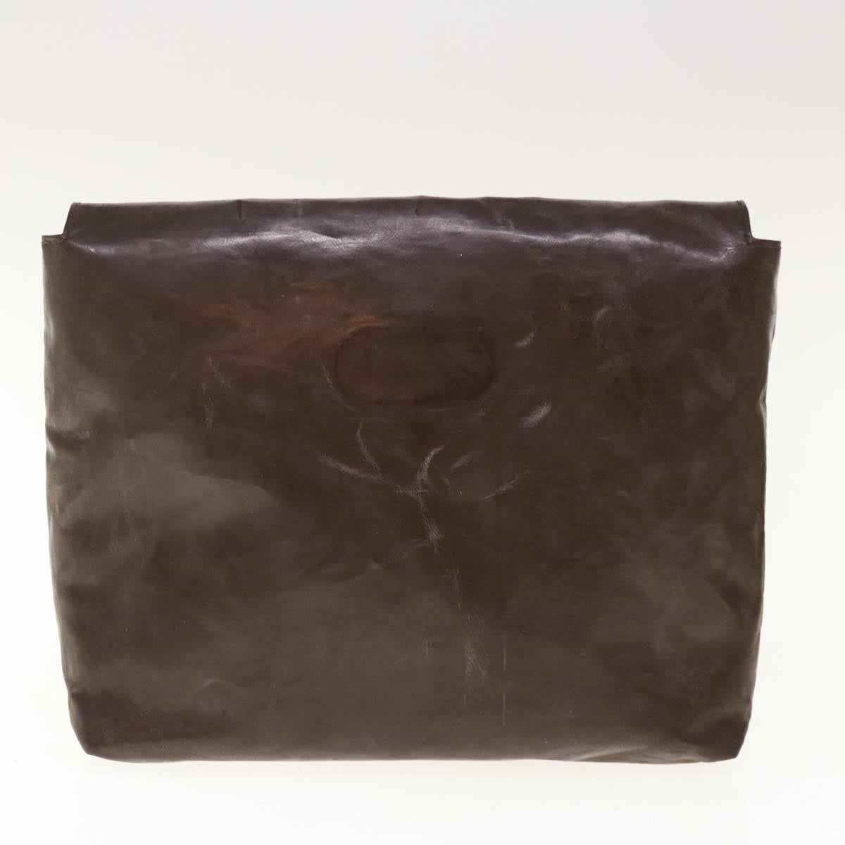 CHANEL Tote Bag Patent leather Brown CC bs10555