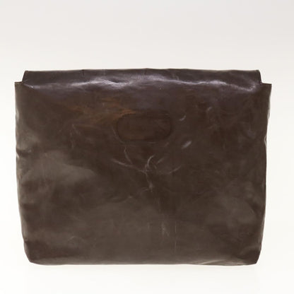 CHANEL Tote Bag Patent leather Brown CC bs10555