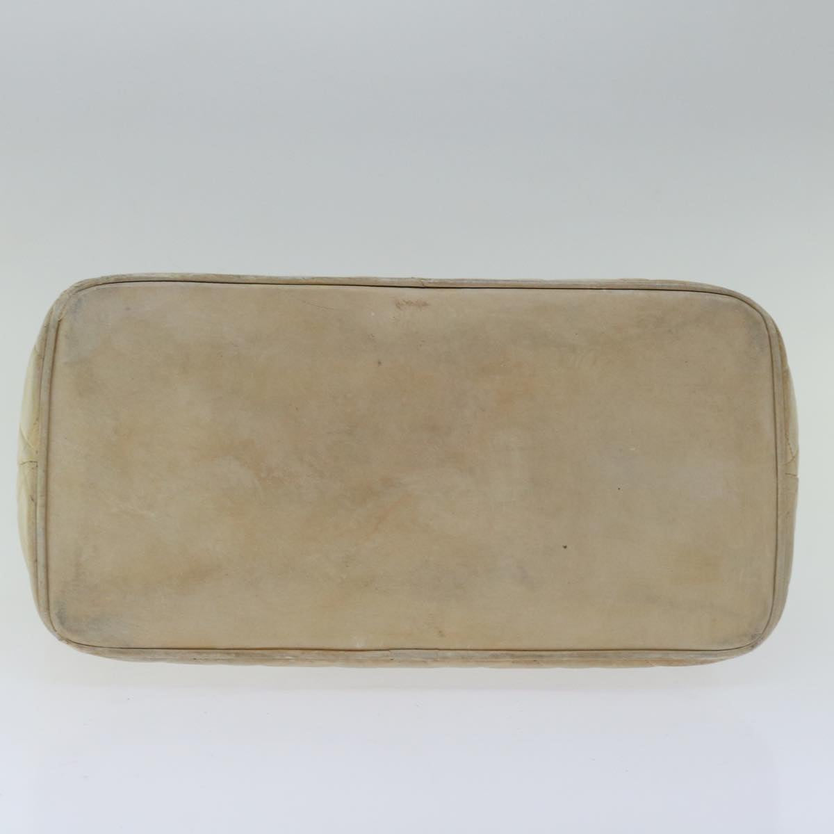 CHANEL Tote Bag Lamb Skin Beige CC bs12535