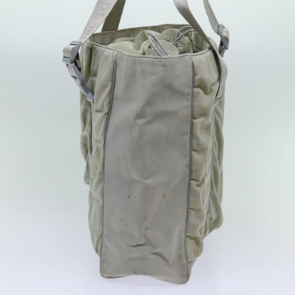 CHANEL Sports Line Tote Bag Canvas Gray CC bs13030