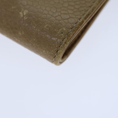 CHANEL COCO Mark Pen Case Caviar Skin Beige CC bs13887